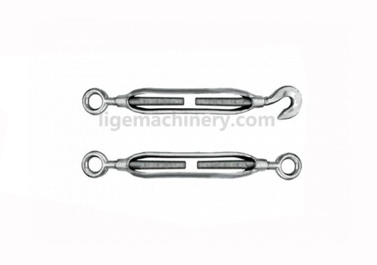 SS JIS FRAME TYPE TURNBUCKLE EYE/EYE, HOOK/HOOK, EYE