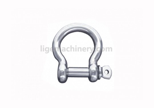 High Quality Stainless Steel 316 Welded D Ring Link with Round Thimble  Rigging - China Shackles, Rigging